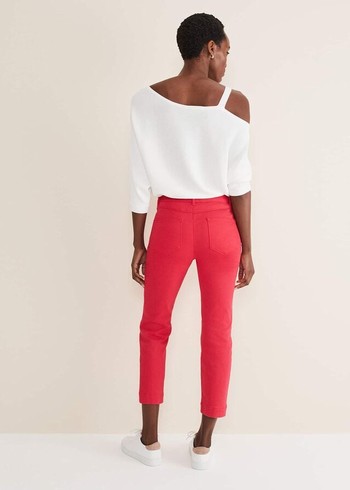 Phase Eight Ramona Straight Leg Trousers Pink USA | 6749051-AR